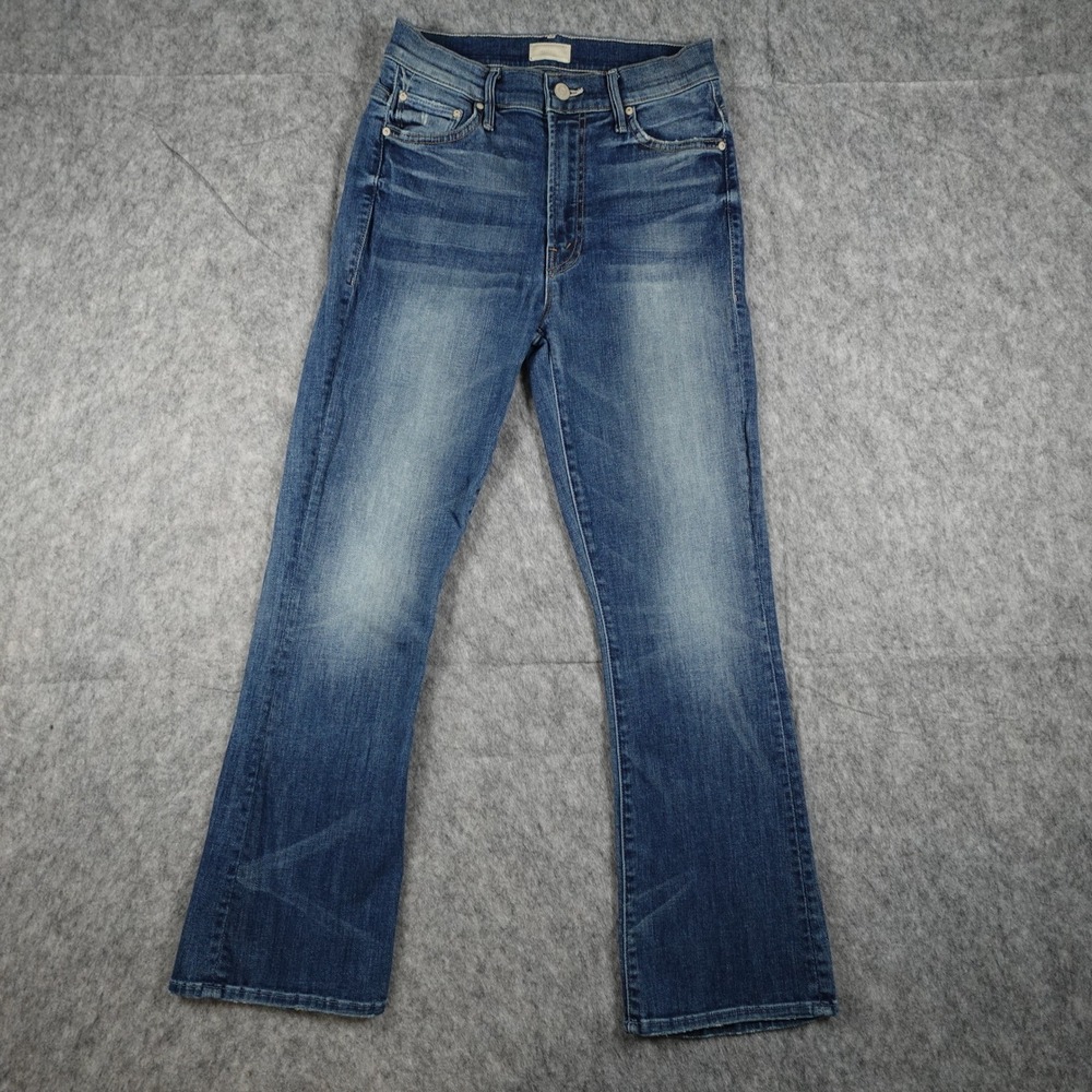MOTHER Women's Bootcut Jeans in Medium Blue Wash